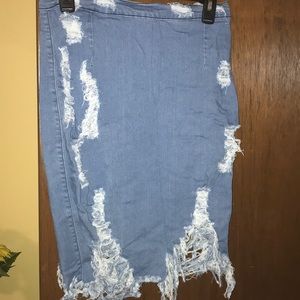 Jean skirt